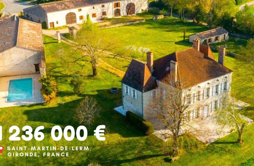 1 236 000 €, Saint-Martin-de-Lerm, Gironde