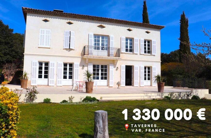 1 330 000 €, Tavernes, Var