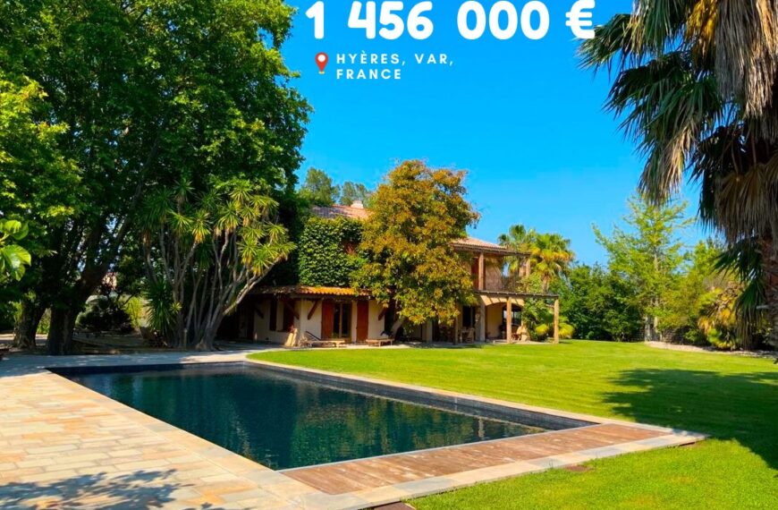 1 456 000 €, Hyères, Var