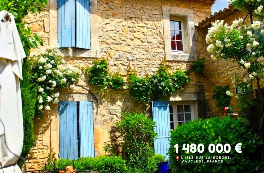 1 480 000 €, L’isle-sur-la-sorgue, Vaucluse