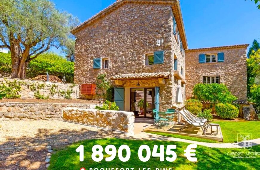1 890 045 €, Roquefort-les-pins, Alpes-Maritimes