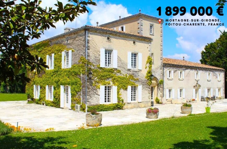 1 899 000 €, Mortagne-sur-Gironde, Poitou-Charente