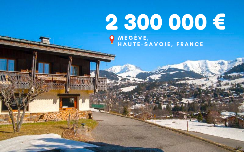 2 300 000 €, Megève, Haute-Savoie