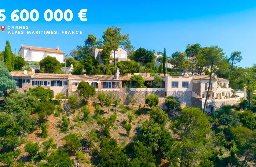 5 600 000 €, Cannes, Alpes-Maritimes