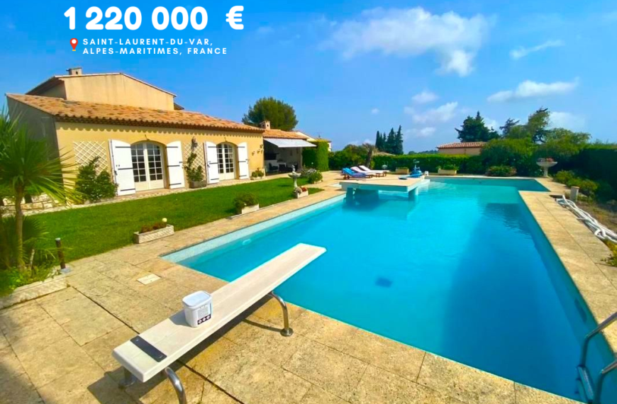 1 220 000 €, Saint-Laurent-du-Var, Alpes-Maritimes