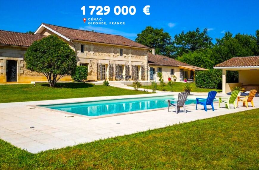 1 729 000 €, Cénac, Gironde