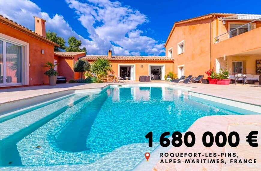 1 680 000 €, Roquefort-les-Pins, Alpes-Maritimes