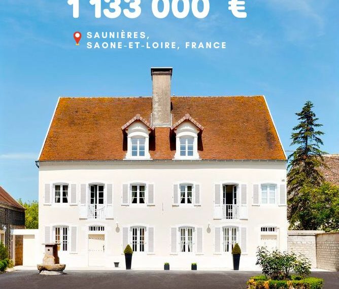 1 133 000 €, Saunières, Saone-Et-Loire