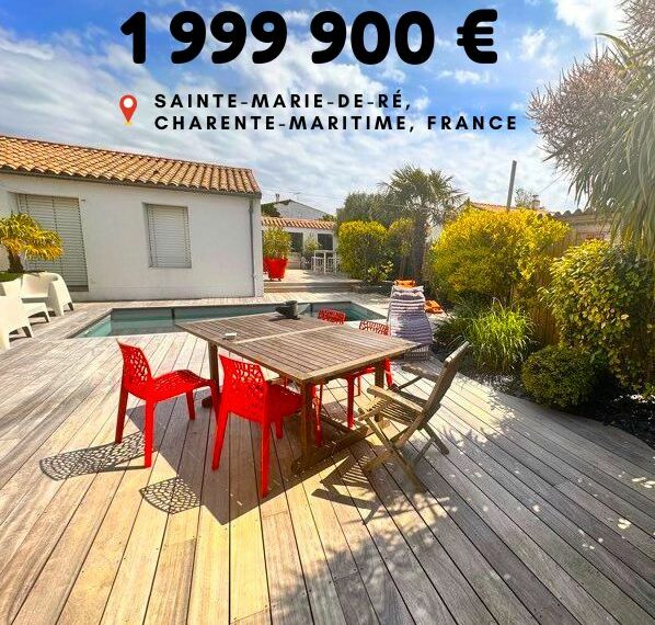 1 999 900 €, Sainte-Marie-de-Ré, Charente-Maritime