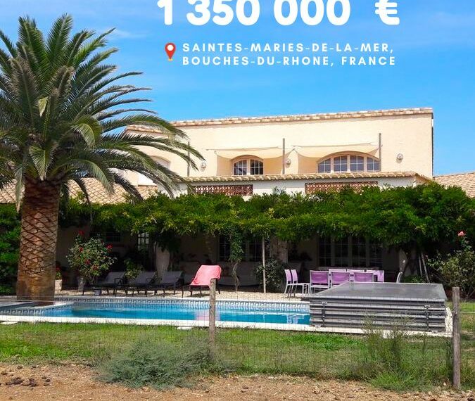 1 350 000 €, Saintes-Maries-de-la-Mer, Bouches-du-Rhone